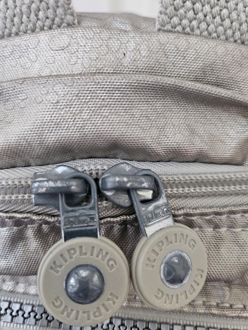Kipling Backpack In Silver/Gray - Picture 4 of 11